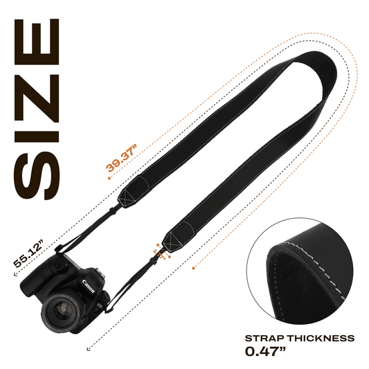 Standard-Nackenriemen, Schwarz