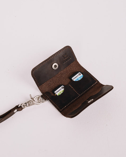 Speicherkartenetui mit 4 Steckplätzen