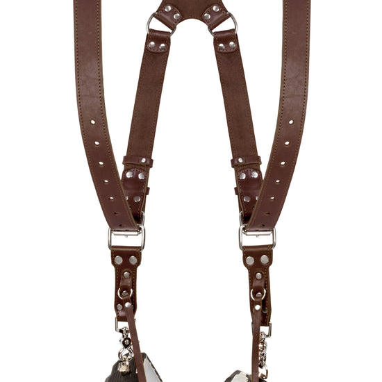Brown Dual Camera Harness Used - Coiro Shop