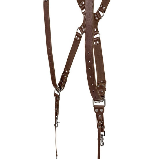 Brown Dual Camera Harness Used - Coiro Shop